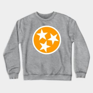 TN State Flag Orange/White Crewneck Sweatshirt